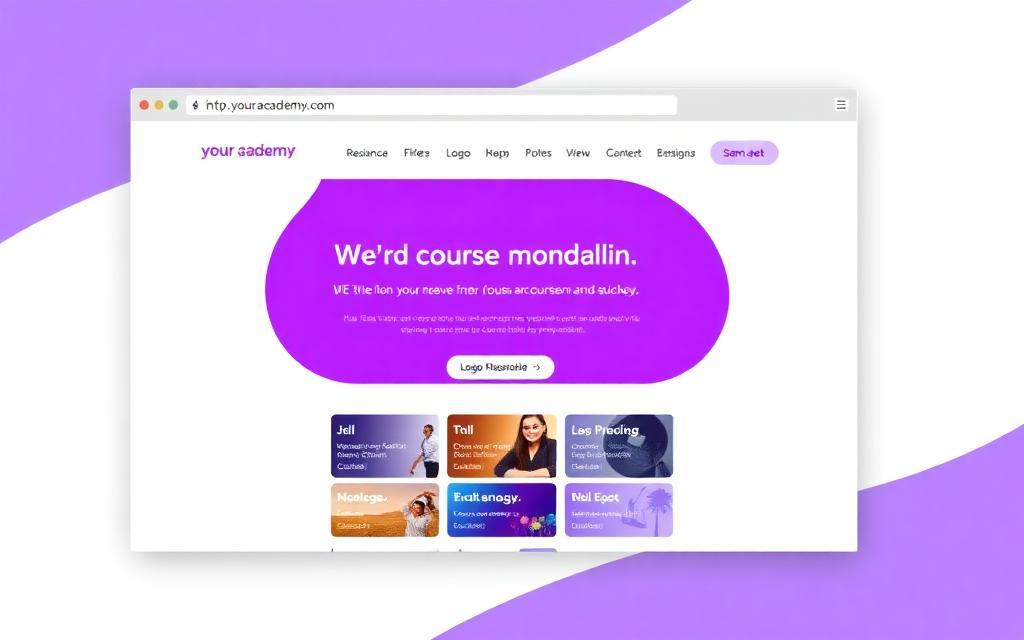 Custom branded course platform on your own domain