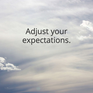 adjust-expectations