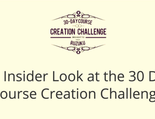 An Insider Look at the 30 Day Course Creation Challenge